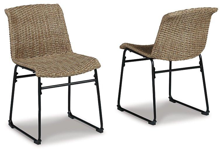 Amaris Outdoor Dining Chair (Set of 2) - Theo's Factory Direct Mattress & Furniture (Columbus, OH)