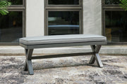 Elite Park Outdoor Bench with Cushion - Theo's Factory Direct Mattress & Furniture (Columbus, OH)