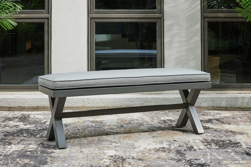 Elite Park Outdoor Bench with Cushion - Theo's Factory Direct Mattress & Furniture (Columbus, OH)