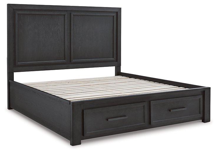 Foyland Panel Storage Bed - Theo's Factory Direct Mattress & Furniture (Columbus, OH)