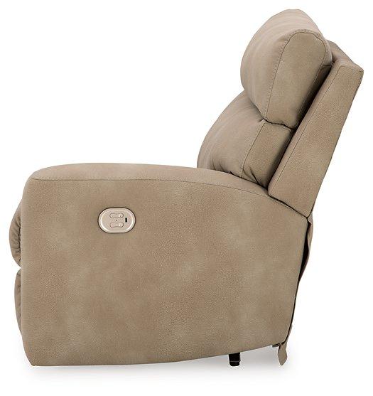 Next-Gen DuraPella Power Reclining Sectional Loveseat with Console - Theo's Factory Direct Mattress & Furniture (Columbus, OH)