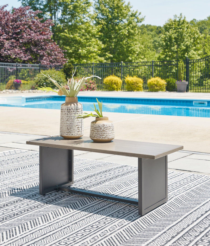 Bree Zee Outdoor End Table - Theo's Factory Direct Mattress & Furniture (Columbus, OH)