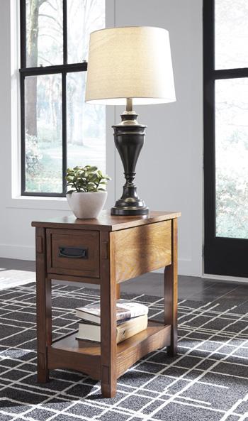 Breegin Chairside End Table - Theo's Factory Direct Mattress & Furniture (Columbus, OH)