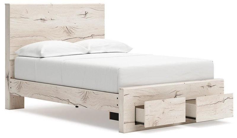 Lawroy Panel Storage Bed - Theo's Factory Direct Mattress & Furniture (Columbus, OH)