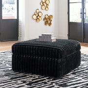 Midnight-Madness Oversized Accent Ottoman - Theo's Factory Direct Mattress & Furniture (Columbus, OH)