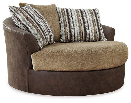 Alesbury Oversized Swivel Accent Chair - Theo's Factory Direct Mattress & Furniture (Columbus, OH)