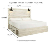 Cambeck Bed with 4 Storage Drawers - Theo's Factory Direct Mattress & Furniture (Columbus, OH)