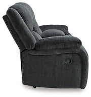 Draycoll Reclining Loveseat with Console - Theo's Factory Direct Mattress & Furniture (Columbus, OH)