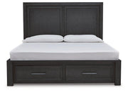 Foyland Panel Storage Bed - Theo's Factory Direct Mattress & Furniture (Columbus, OH)