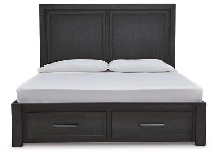 Foyland Panel Storage Bed - Theo's Factory Direct Mattress & Furniture (Columbus, OH)