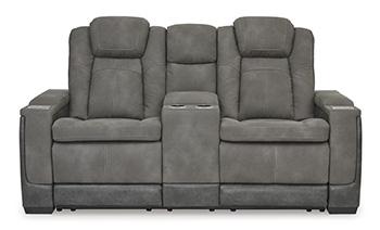 Next-Gen DuraPella Power Reclining Loveseat with Console - Theo's Factory Direct Mattress & Furniture (Columbus, OH)