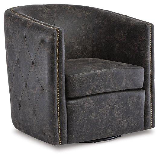 Brentlow Swivel Accent Chair - Theo's Factory Direct Mattress & Furniture (Columbus, OH)