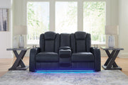 Fyne-Dyme Power Reclining Loveseat with Console - Theo's Factory Direct Mattress & Furniture (Columbus, OH)