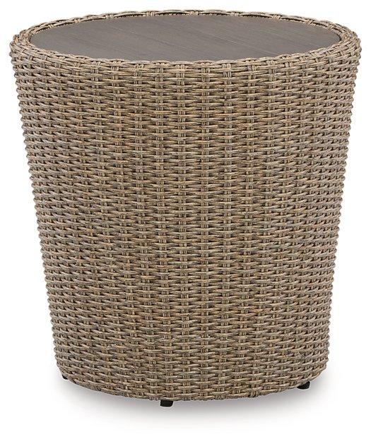 Danson Outdoor End Table - Theo's Factory Direct Mattress & Furniture (Columbus, OH)