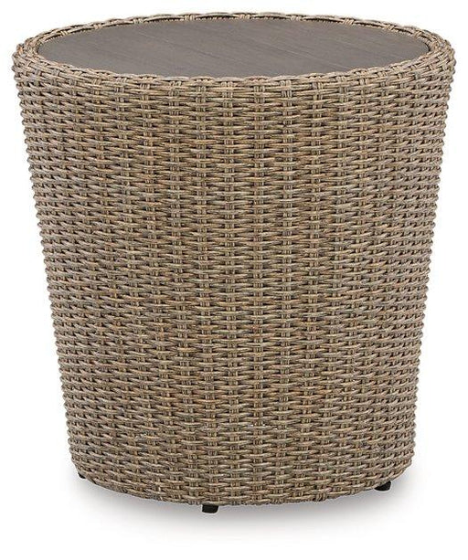 Danson Outdoor End Table - Theo's Factory Direct Mattress & Furniture (Columbus, OH)
