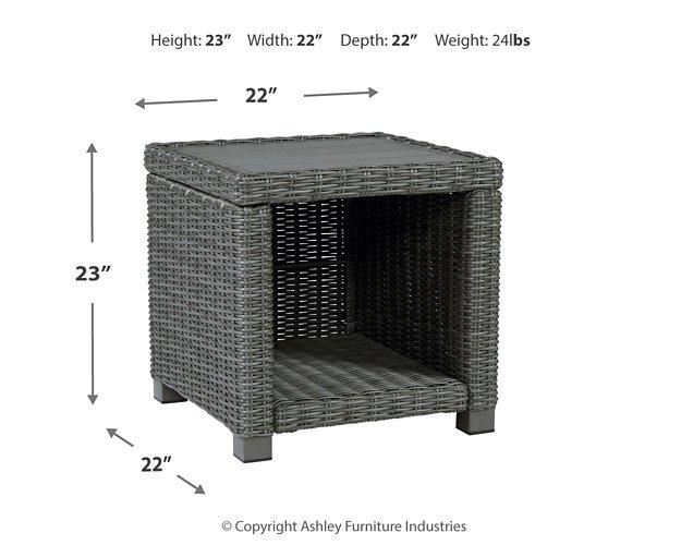 Elite Park Outdoor End Table - Theo's Factory Direct Mattress & Furniture (Columbus, OH)