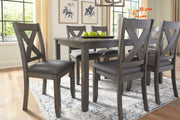 Caitbrook Dining Table and Chairs (Set of 7) - Theo's Factory Direct Mattress & Furniture (Columbus, OH)