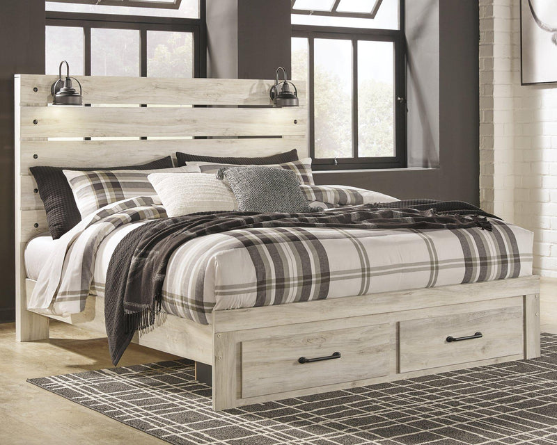 Cambeck Bed with 2 Storage Drawers - Theo's Factory Direct Mattress & Furniture (Columbus, OH)