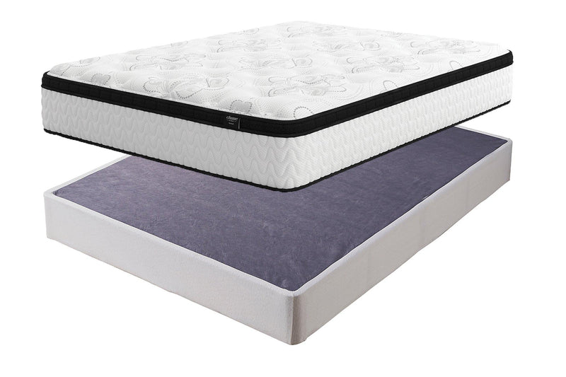 Chime 12 Inch Hybrid Mattress Package - Theo's Factory Direct Mattress & Furniture (Columbus, OH)