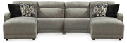Colleyville Power Reclining Sectional with Chaise - Theo's Factory Direct Mattress & Furniture (Columbus, OH)