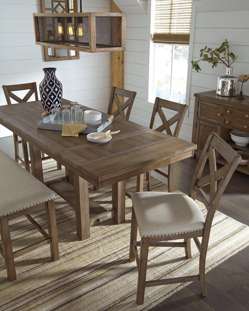 Moriville Counter Height Dining Set - Theo's Factory Direct Mattress & Furniture (Columbus, OH)