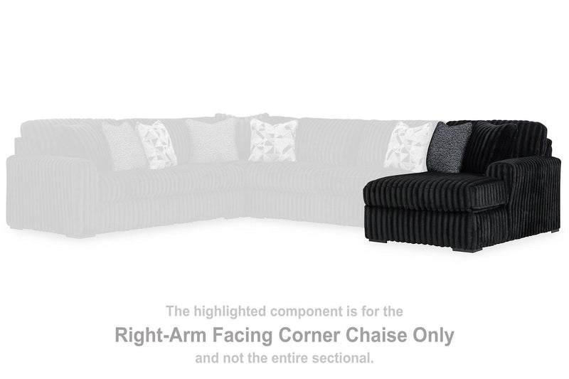 Midnight-Madness Super Chaise - Theo's Factory Direct Mattress & Furniture (Columbus, OH)