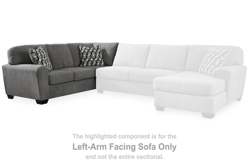 Birkdale Court Sectional with Chaise - Theo's Factory Direct Mattress & Furniture (Columbus, OH)