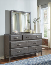 Caitbrook Dresser and Mirror - Theo's Factory Direct Mattress & Furniture (Columbus, OH)