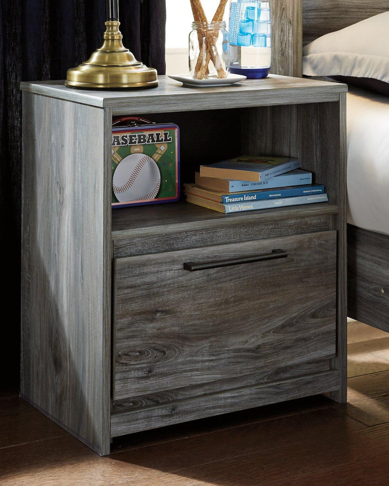 Baystorm Nightstand - Theo's Factory Direct Mattress & Furniture (Columbus, OH)