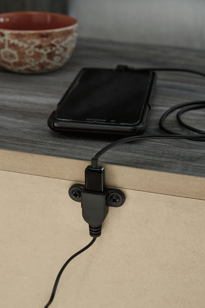 Baystorm Nightstand - Theo's Factory Direct Mattress & Furniture (Columbus, OH)