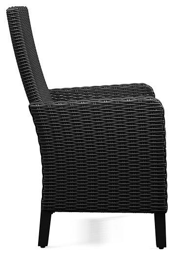 Beachcroft Outdoor Arm Chair with Cushion (Set of 2) - Theo's Factory Direct Mattress & Furniture (Columbus, OH)
