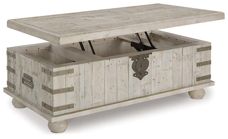Carynhurst Coffee Table with Lift Top - Theo's Factory Direct Mattress & Furniture (Columbus, OH)