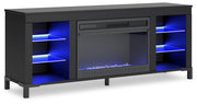 Cayberry Entertainment Center with Electric Fireplace - Theo's Factory Direct Mattress & Furniture (Columbus, OH)