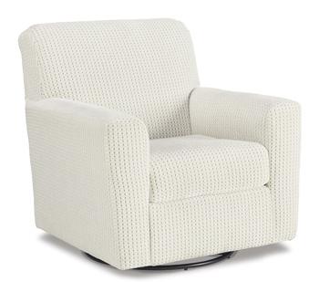 Herstow Swivel Glider Accent Chair - Theo's Factory Direct Mattress & Furniture (Columbus, OH)