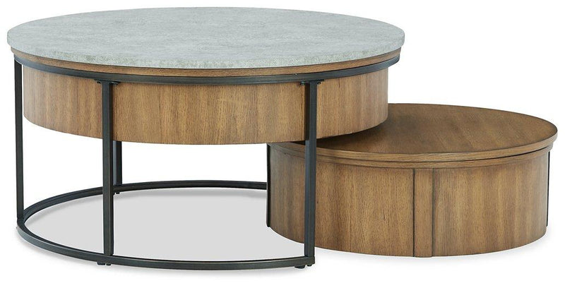Fridley Nesting Coffee Table (Set of 2) - Theo's Factory Direct Mattress & Furniture (Columbus, OH)