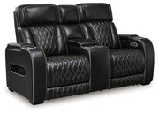 Boyington Power Reclining Loveseat with Console - Theo's Factory Direct Mattress & Furniture (Columbus, OH)
