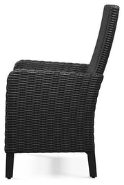 Beachcroft Outdoor Arm Chair with Cushion (Set of 2) - Theo's Factory Direct Mattress & Furniture (Columbus, OH)
