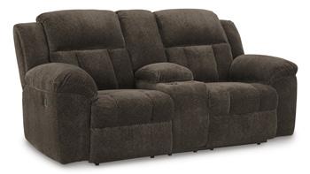Frohn Reclining Loveseat with Console - Theo's Factory Direct Mattress & Furniture (Columbus, OH)