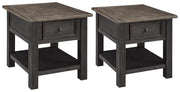 Tyler Creek End Table Set - Theo's Factory Direct Mattress & Furniture (Columbus, OH)