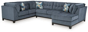 Maxon Place Sectional with Chaise - Theo's Factory Direct Mattress & Furniture (Columbus, OH)