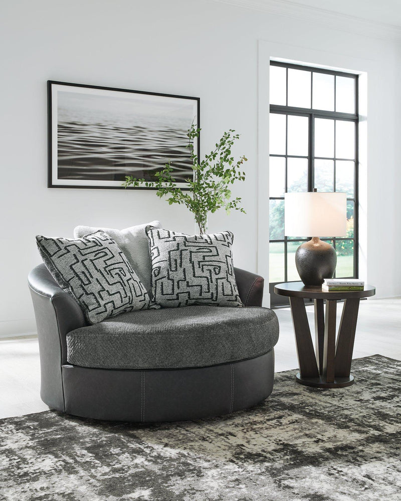 Brixley Pier Oversized Swivel Accent Chair - Theo's Factory Direct Mattress & Furniture (Columbus, OH)