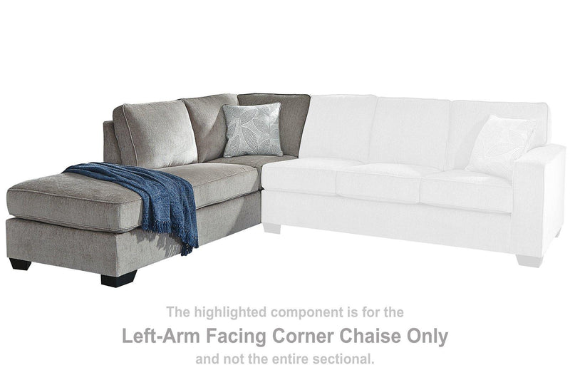 Altari Sleeper Sectional with Chaise - Theo's Factory Direct Mattress & Furniture (Columbus, OH)