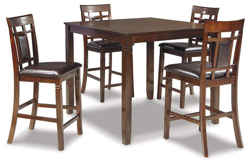 Bennox Counter Height Dining Table and Bar Stools (Set of 5) - Theo's Factory Direct Mattress & Furniture (Columbus, OH)
