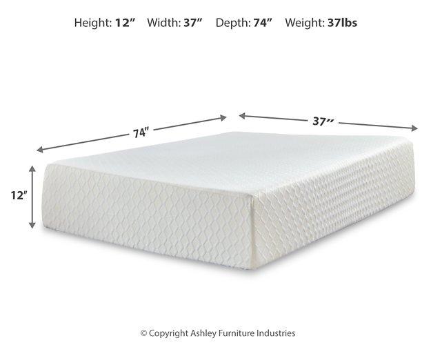 Chime 12 Inch Memory Foam Mattress in a Box - Theo's Factory Direct Mattress & Furniture (Columbus, OH)