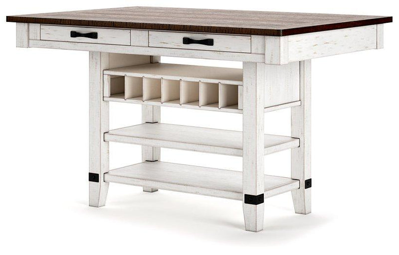 Valebeck Counter Height Dining Table - Theo's Factory Direct Mattress & Furniture (Columbus, OH)