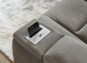 Next-Gen DuraPella Power Reclining Loveseat with Console - Theo's Factory Direct Mattress & Furniture (Columbus, OH)
