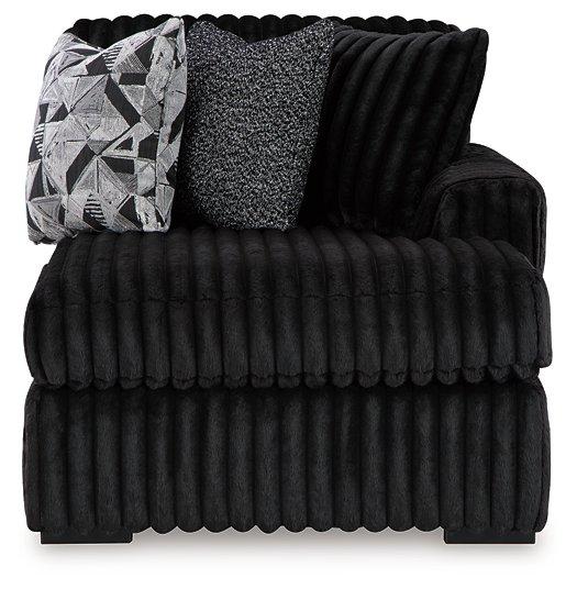 Midnight-Madness Sectional Sofa with Chaise - Theo's Factory Direct Mattress & Furniture (Columbus, OH)