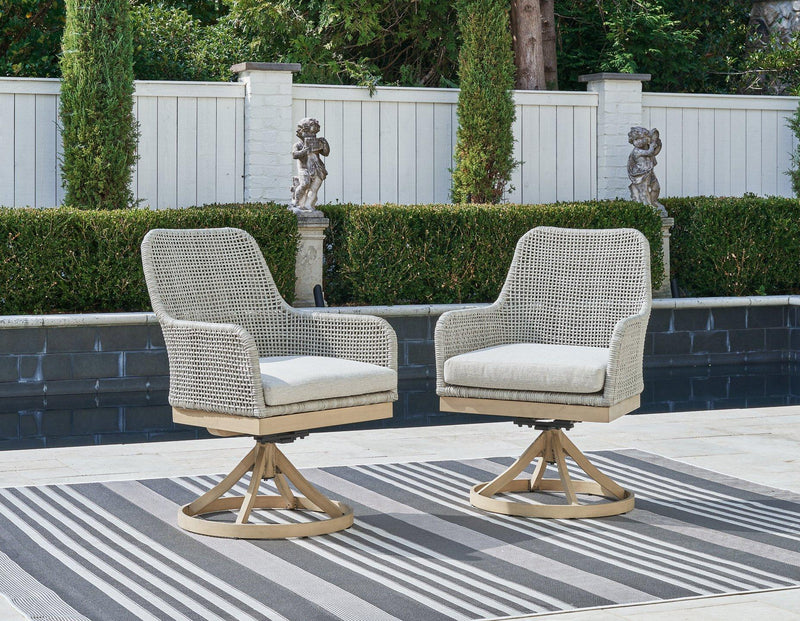 Seton Creek Outdoor Seating Set - Theo's Factory Direct Mattress & Furniture (Columbus, OH)