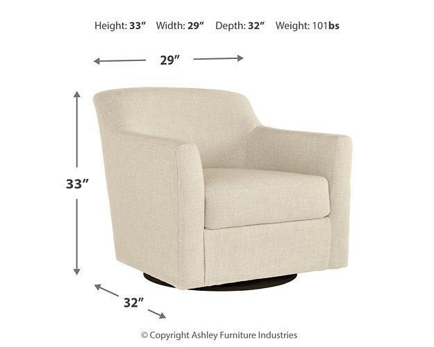Bradney Swivel Accent Chair - Theo's Factory Direct Mattress & Furniture (Columbus, OH)