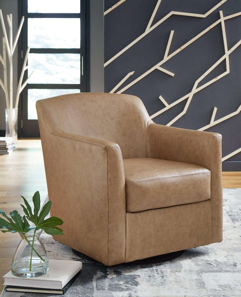 Bradney Swivel Accent Chair - Theo's Factory Direct Mattress & Furniture (Columbus, OH)
